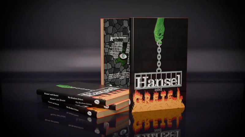 Hansel and Gretel book cover design