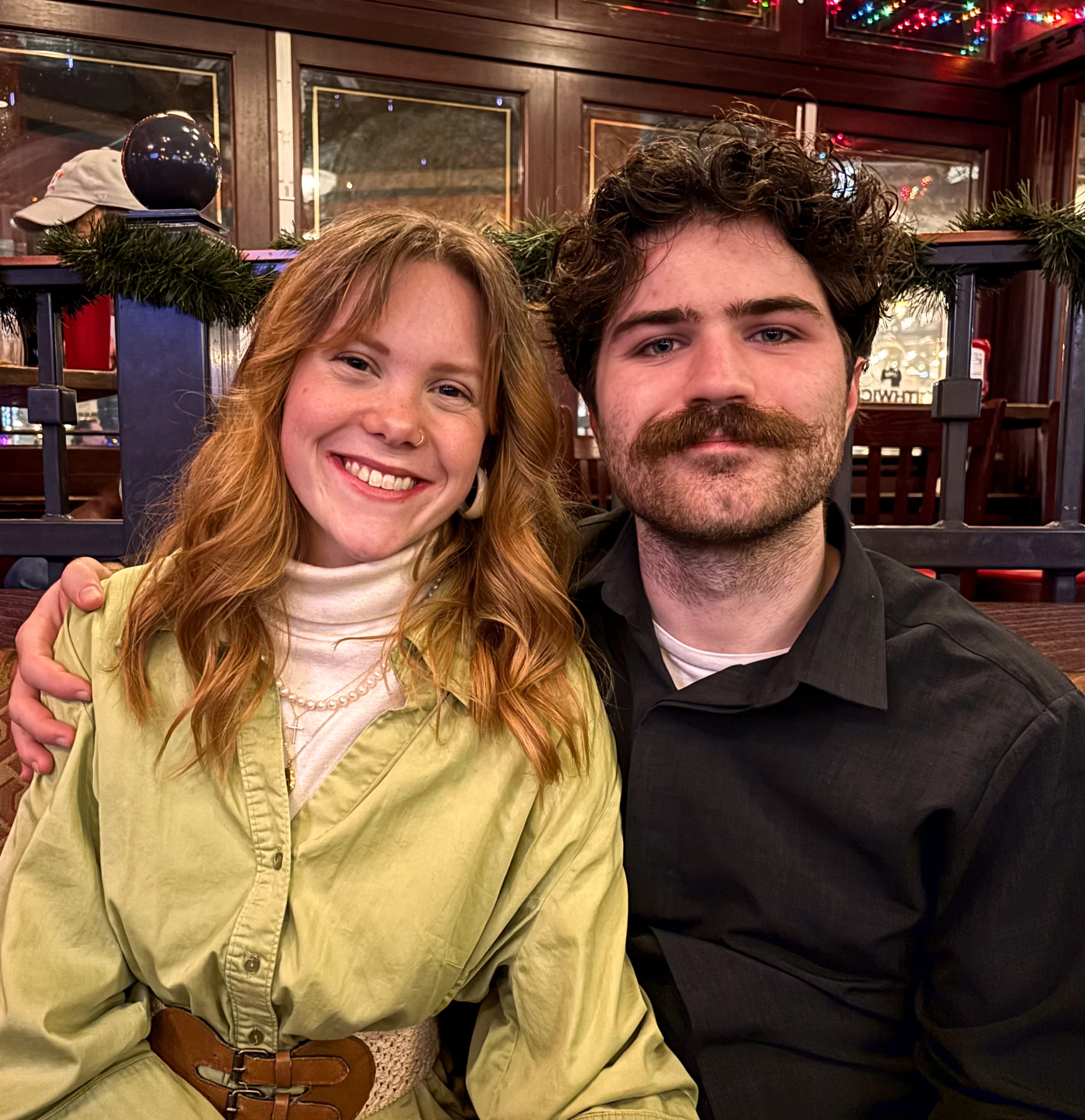 My fiancé and me.